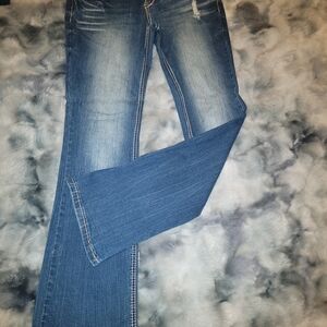 Red Camel Women's Boot Cut Jeans in Blue